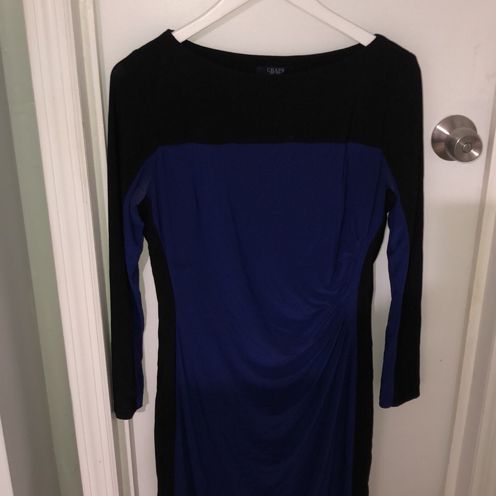 Chaps long sleeve dress